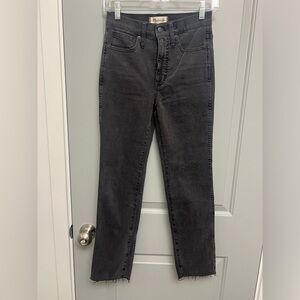 Women’s Black Madewell Stovepipe Jeans (size 24)
